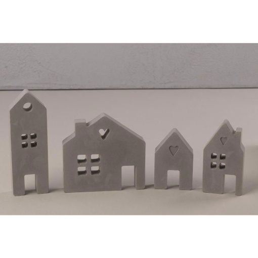 Molde de silicone casas iluminadas RAYHER