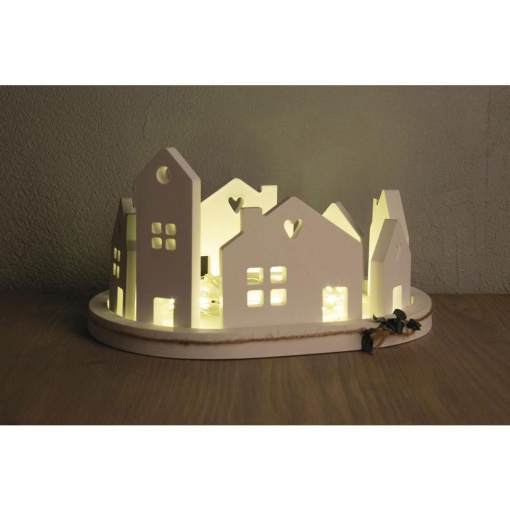 Molde de silicone casas iluminadas RAYHER