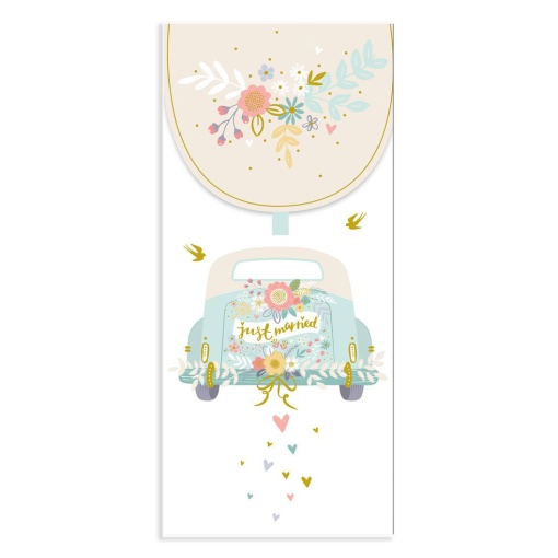 Postal de Casamento Tipo Envelope PICTURA Carro Nupcial