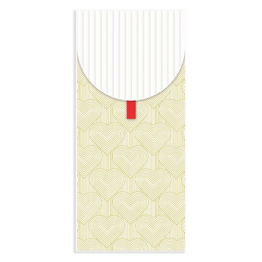 Postal de casamento tipo envelope PICTURA corações 23065