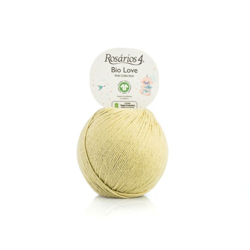 Fio de Tricot Rosários 4 Bio LOVE 50g Verde Pistache 37 GOTS