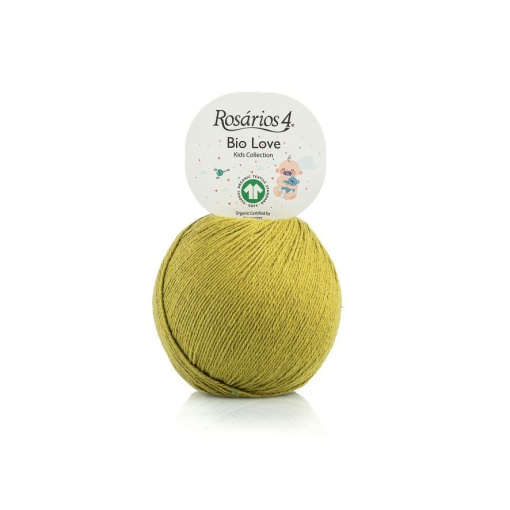 Fio de Tricot Rosários 4 Bio LOVE 50g Verde Azeitona 38 GOTS