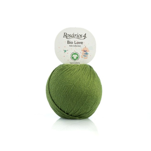 Fio de Tricot Rosários 4 Bio LOVE 50g Verde Musgo 39 GOTS