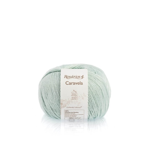 Fio de Tricot Rosários 4 Caravela 100g Menta 27