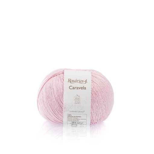 Fio de Tricot Rosários 4 Caravela 100g Rosa Bebé 07