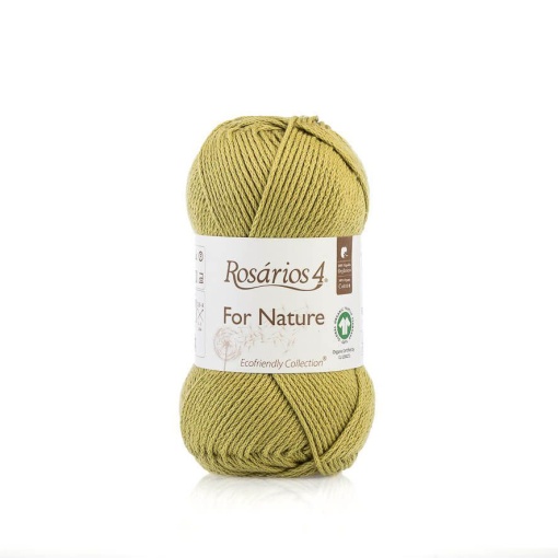 Fio de Tricot Rosários 4 For Nature 50g Pistache 40 GOTS