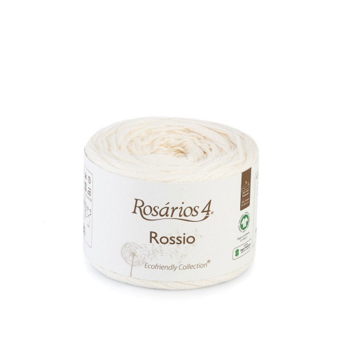 Fio de Tricot Rosários 4 Rossio 100g Branco 01 GOTS