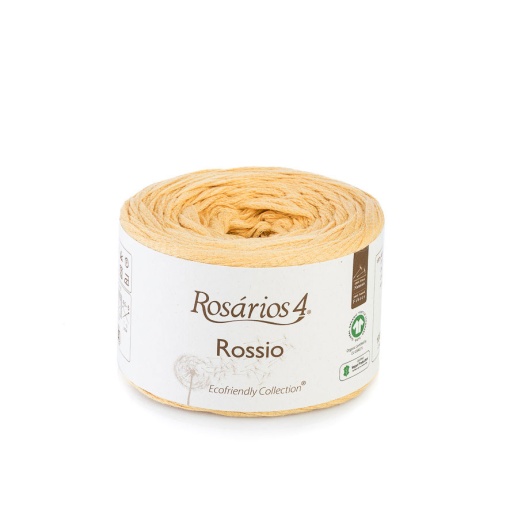 Fio de Tricot Rosários 4 Rossio 100g Amarelo 03 GOTS