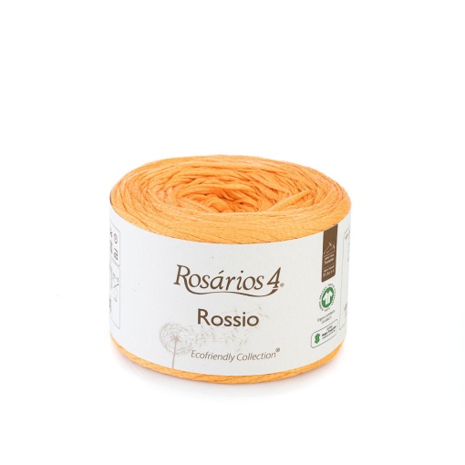 Fio de Tricot Rosários 4 Rossio 100g Laranja 09 GOTS