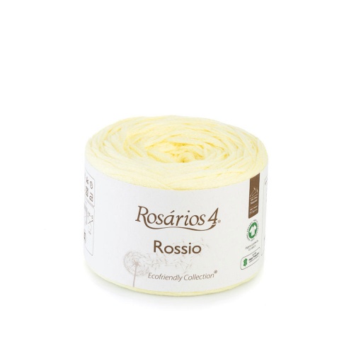 Fio de Tricot Rosários 4 Rossio 100g Amarelo Claro 13 GOTS