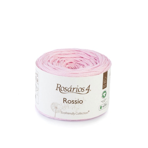 Fio de Tricot Rosários 4 Rossio 100g Rosa 17 GOTS