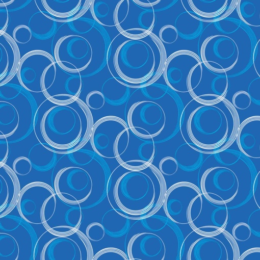 Papel de Embrulho JOL Clássico 70x100cm Círculos Azul