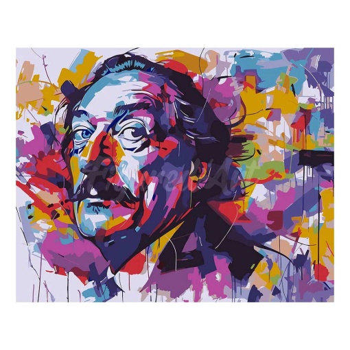 Pintar por números FIGURED'ART com moldura 40x50cm rua do bigode