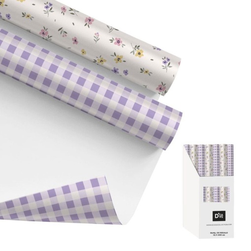 Papel de embrulho D'CASA 70x200cm sortido 3041298