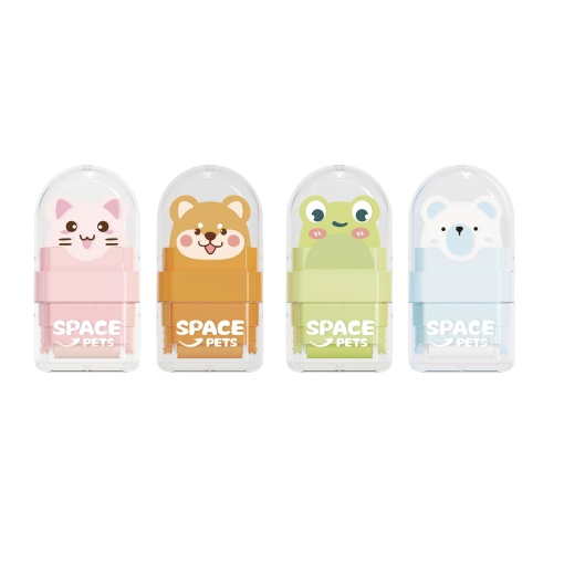 Borracha com Rolo Anti-poeira M&G Space Pets Sortido