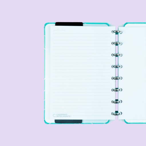 CADERNO INTELIGENTE A5 Pautado Turquoise LOVE