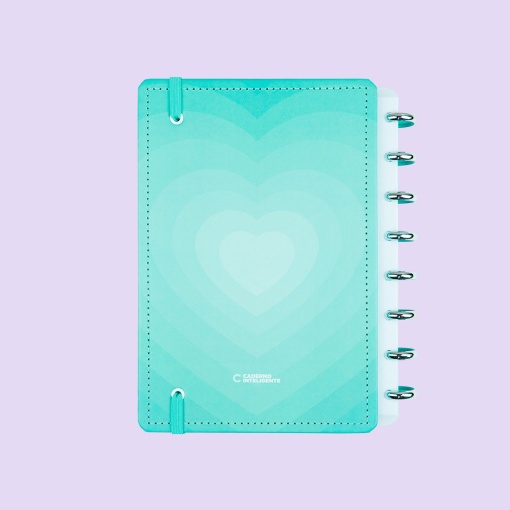 CADERNO INTELIGENTE A5 Pautado Turquoise LOVE