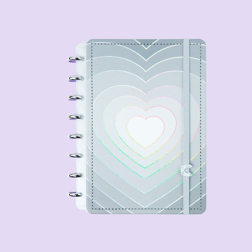 CADERNO INTELIGENTE A5 Pautado Grey LOVE