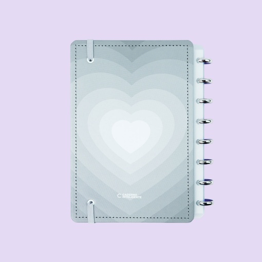 CADERNO INTELIGENTE A5 Pautado Grey LOVE