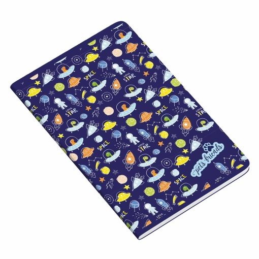 Caderno A4 Agrafado AMBAR PETS World Boy 2025 Pautado 48 folhas 90g Sortido