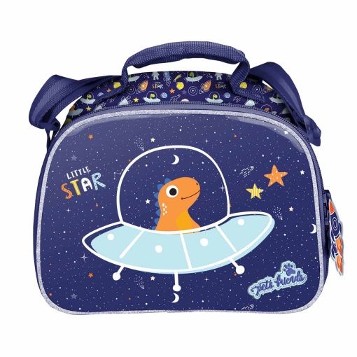 Lancheira Térmica AMBAR Space Dino 2025 24x18x14cm