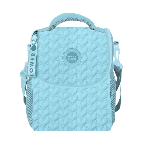 Lancheira Térmica AMBAR Moonflower Campus Aqua 2025 24x20x13cm