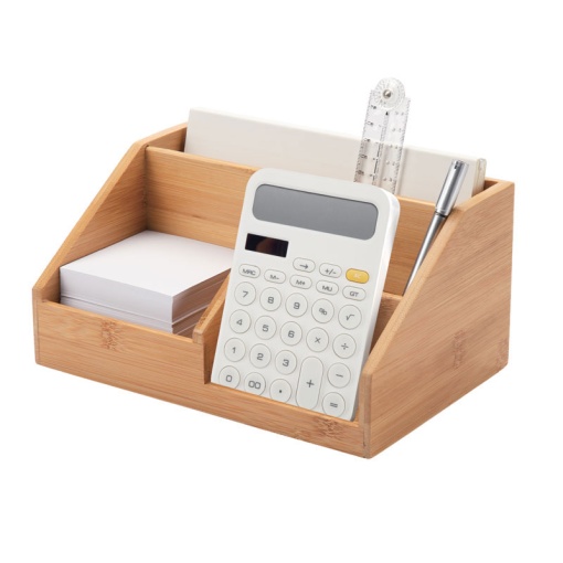 Organizador de secretaria de madeira 24x16x12cm FOROFIS