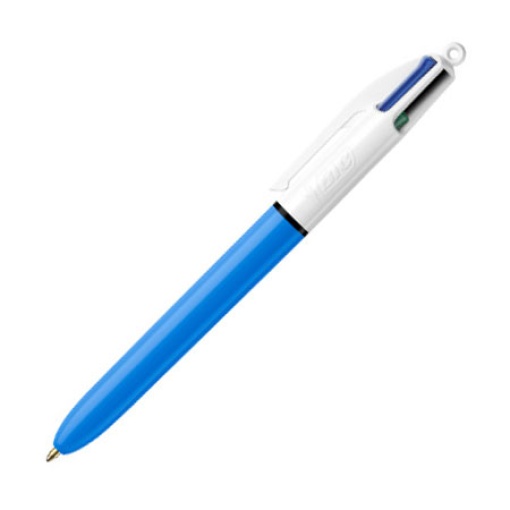 Esferográfica de 4 Cores BIC 4 Colours Original Azul