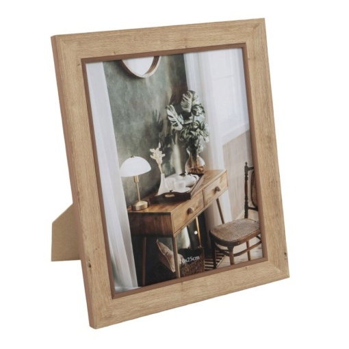 Moldura de madeira D'CASA 20x25cm castanho 2758599