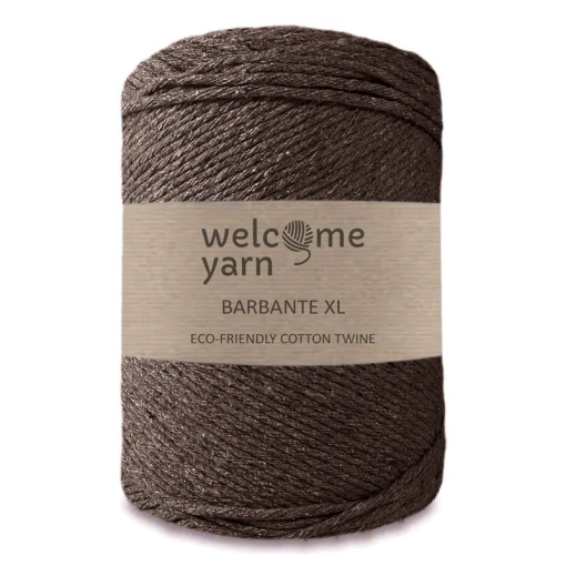 Fio Macramé WELCOME YARN Barbante XL 3mmx200m 500g (aprox.) Castanho