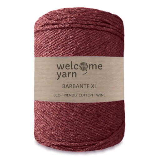 Fio Macramé WELCOME YARN Barbante XL 3mmx200m 500g (aprox.) Vinho