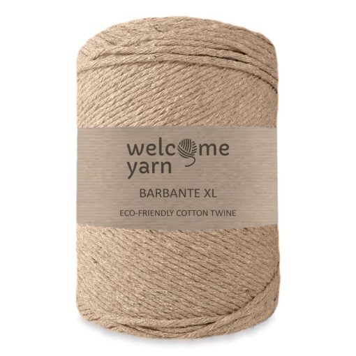 Fio Macramé Welcome Yarn Barbante XL 3mmx200m 500g (aprox.) Bege Escuro