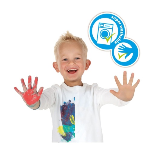 Pintar com dedos 6 cores pastel x 45ml SES CREATIVE Colorir e Pintar