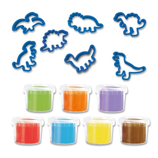 Plasticina Mega Set Dinossauros com Formas SES CREATIVE Dough