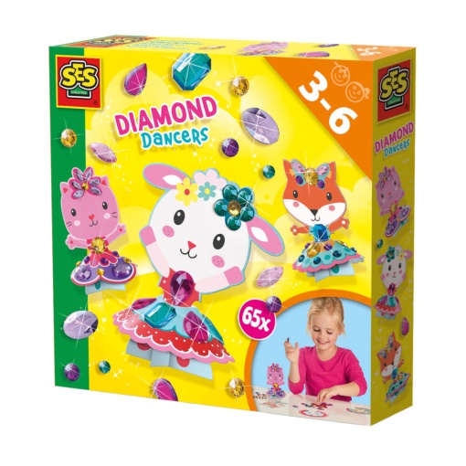 Pintar com Diamantes - Bailarinas de Diamantes SES CREATIVE Hobby