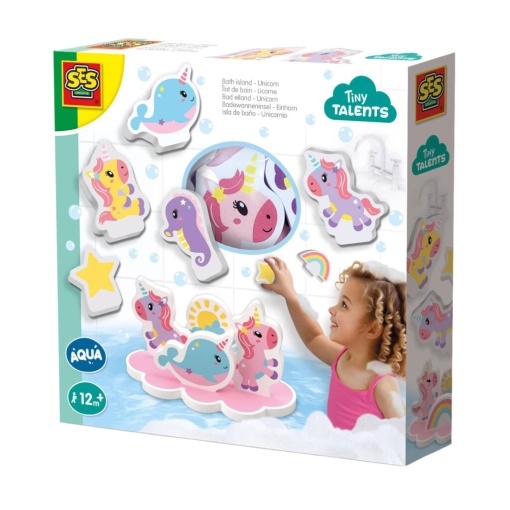 Ilha do Banho "Unicórnio" SES CREATIVE Aqua Tiny Talents