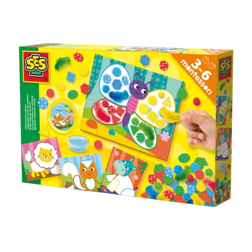 Montessori - Classificar cores e materiais SES CREATIVE Hobby