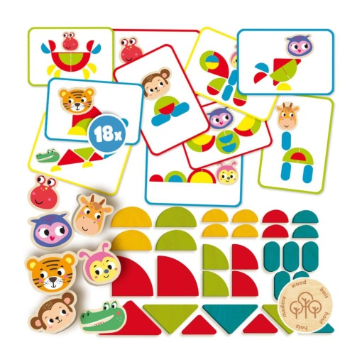 Montessori - Criar formas de animais SES CREATIVE Hobby