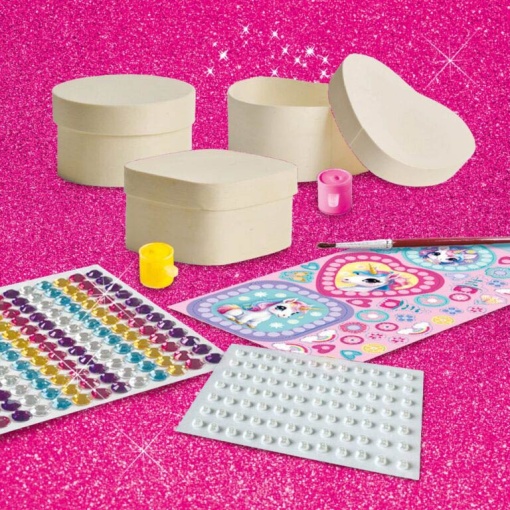Pintar com Diamantes Caixa de Joias de Madeira - Unicórnio SES CREATIVE Hobby