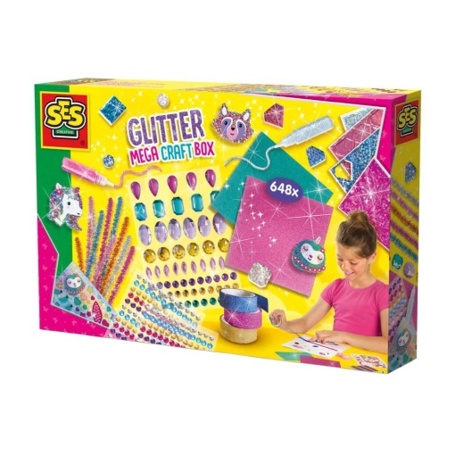 Caixa Criativa Mega Glitter SES CREATIVE Hobby