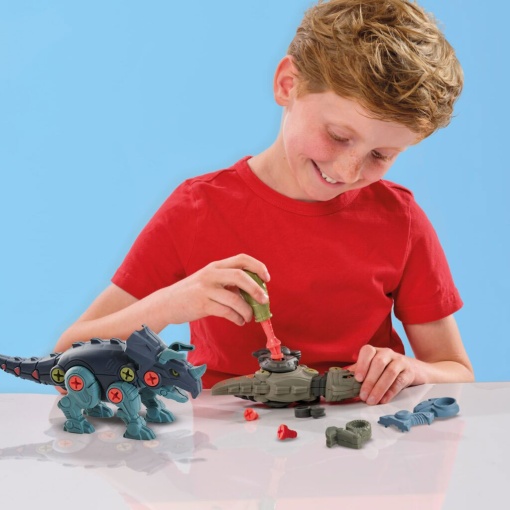 Construções de Dinossauros com Parafusos SES CREATIVE Hobby