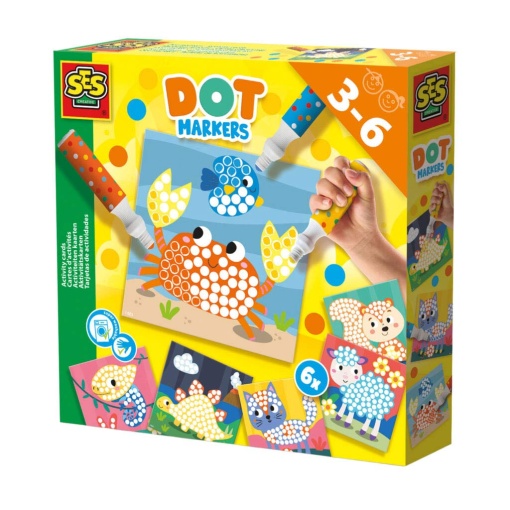 Marcadores DOT - cartões de atividades SES CREATIVE Hobby