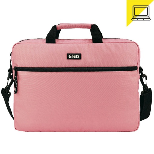 Mala de Tiracolo para Portátil 14" GHUTS Duque Strawberry Pink 2025 39x28x5cm