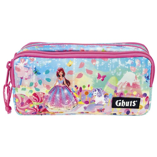 Estojo Escolar GHUTS New Triple LITTLE PRINCESS 2025