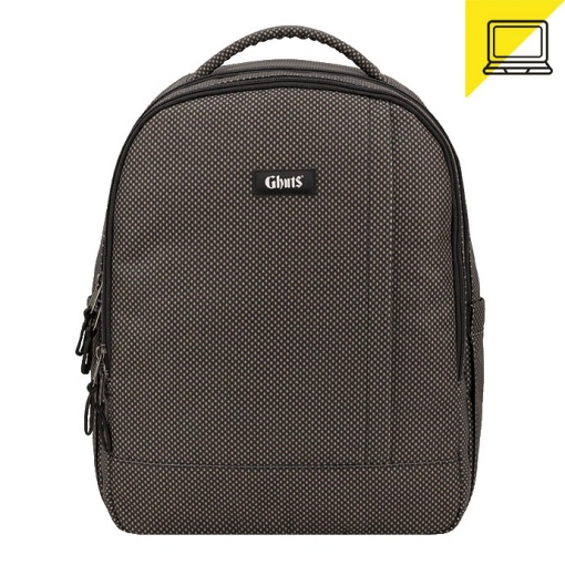 Mochila para portátil 15,6" GHUTS PC Viagem Dots Brown 41,5x32,5x17cm