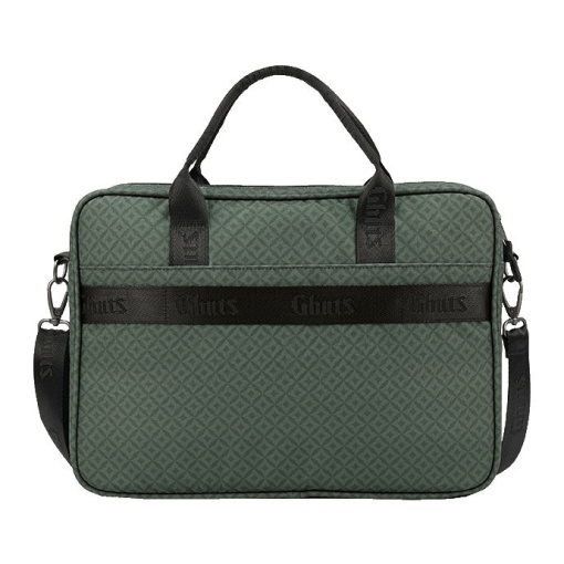 GHUTS PC Diamonds Green 15.6" Laptop Shoulder Bag 40.5x29.5x6cm