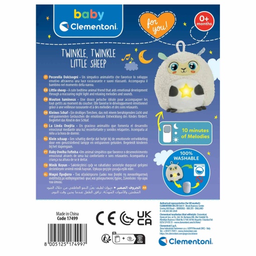 Peluche Ovelha Fofinha CLEMENTONI Baby