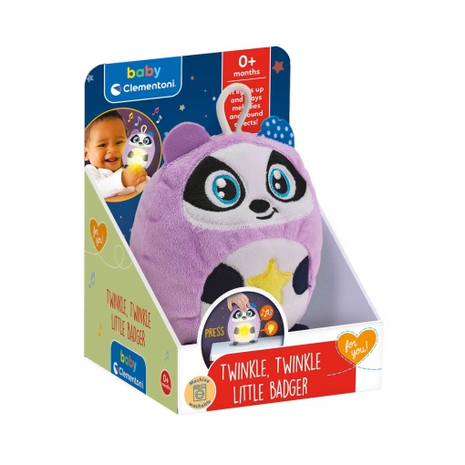 Peluche Texugo Fofinho CLEMENTONI Baby