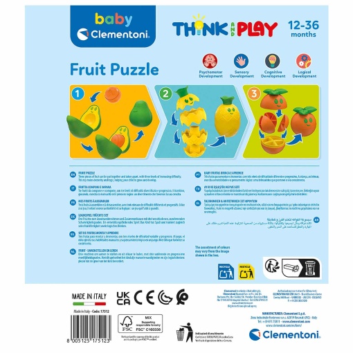 Frutas empilháveis CLEMENTONI Baby