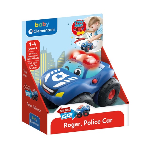 Roger, o Carro Polícia CLEMENTONI Baby